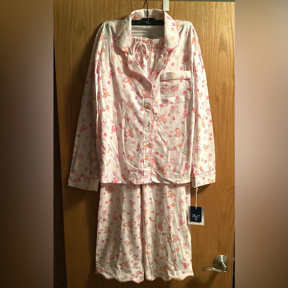 Roller Rabbit x Target Sea Life Pajama Set Pink